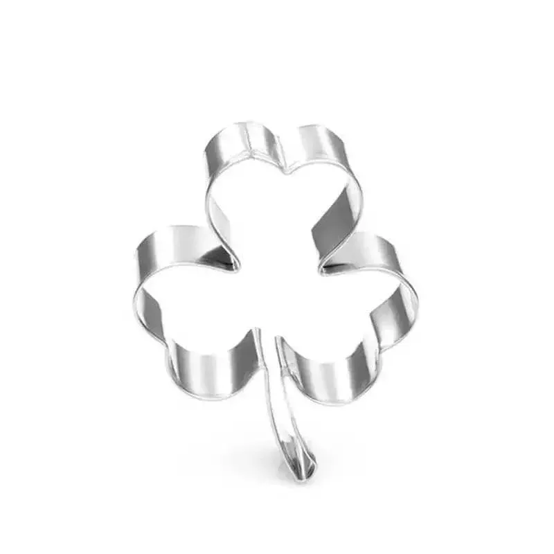 1.5" Shamrock Clover Leaf Metal Cookie Cutter | Bakell
