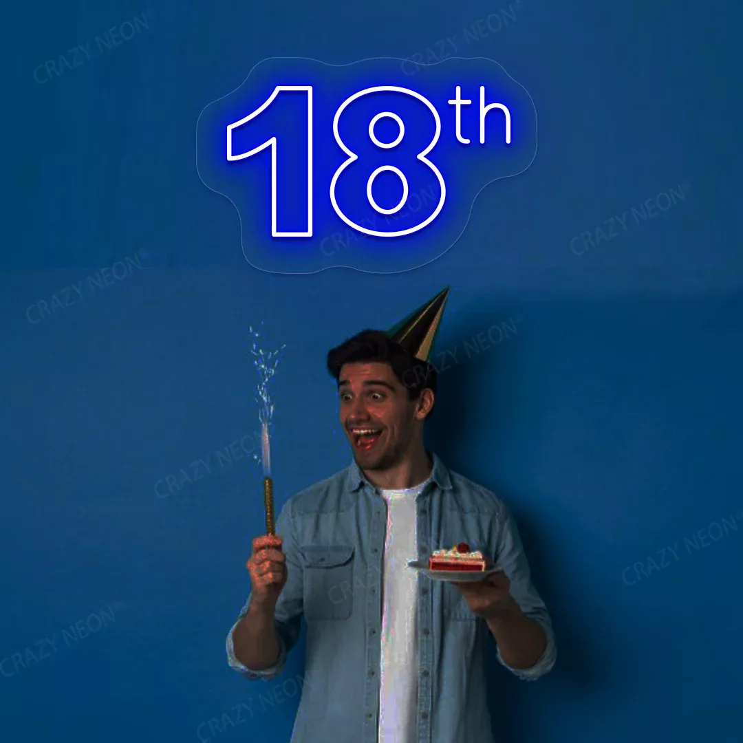 18 Neon Sign