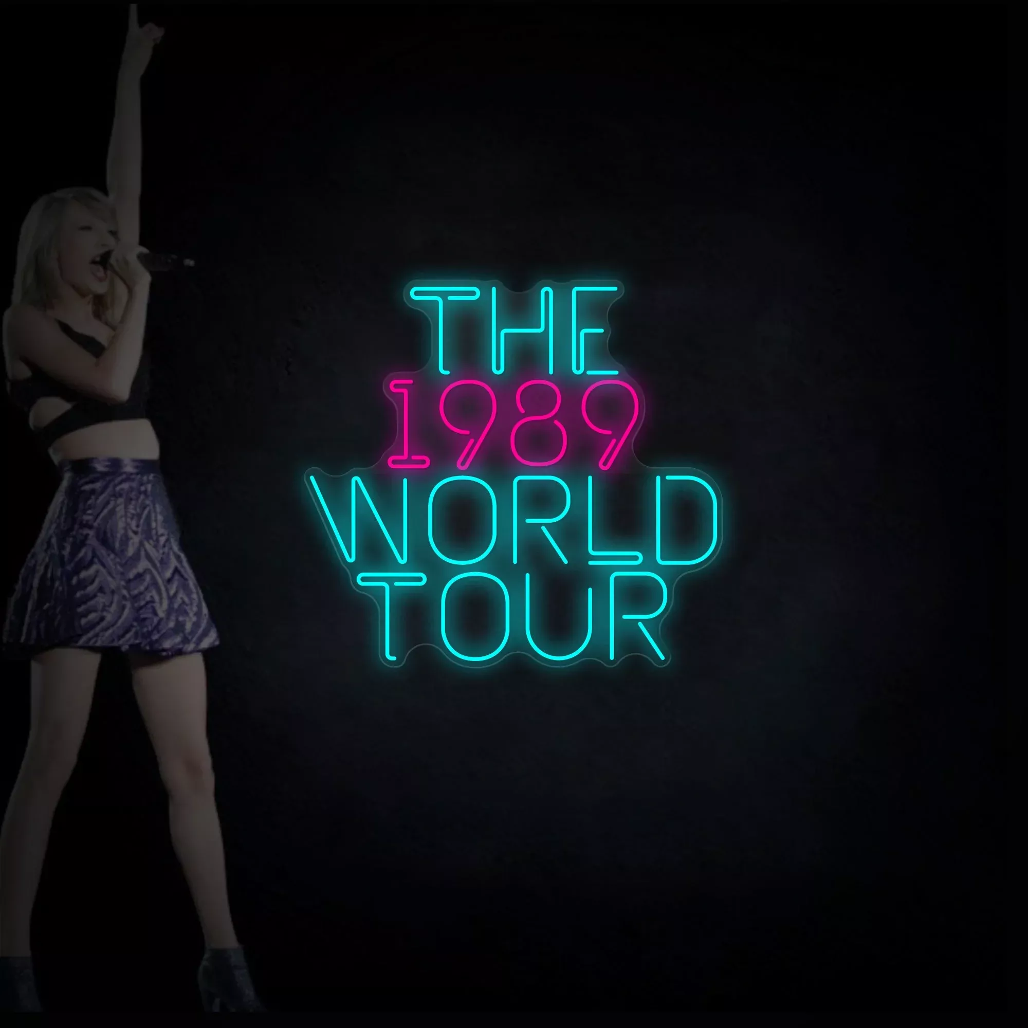 The 1980 World Tour Neon Sign