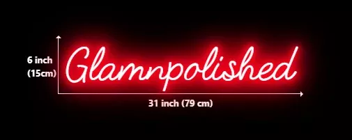 1x Custom Neon Sign for Carl