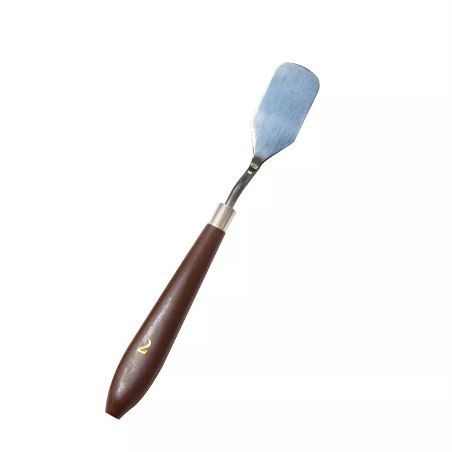 #2 Wide Shape Offset Icing Spatula Palette Knife – 2" Cake Decorating Tool | NY Cake