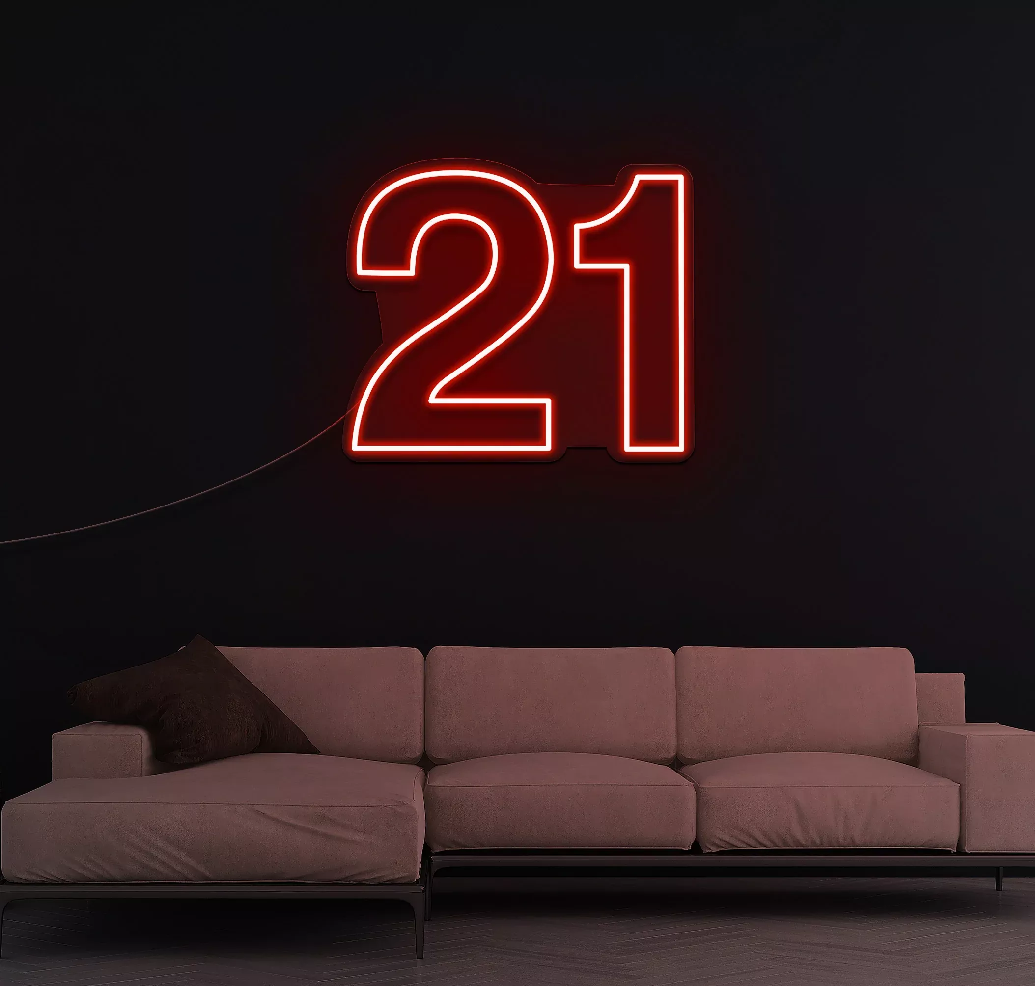 21 LED Neon Sign