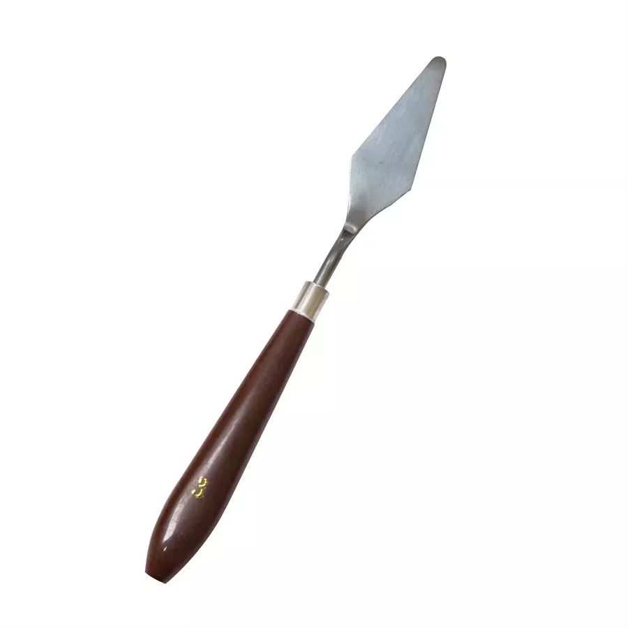 #3 Diamond Shape Offset Icing Spatula Palette Knife – 2 5/8" Cake Decorating Tool | NY Cake