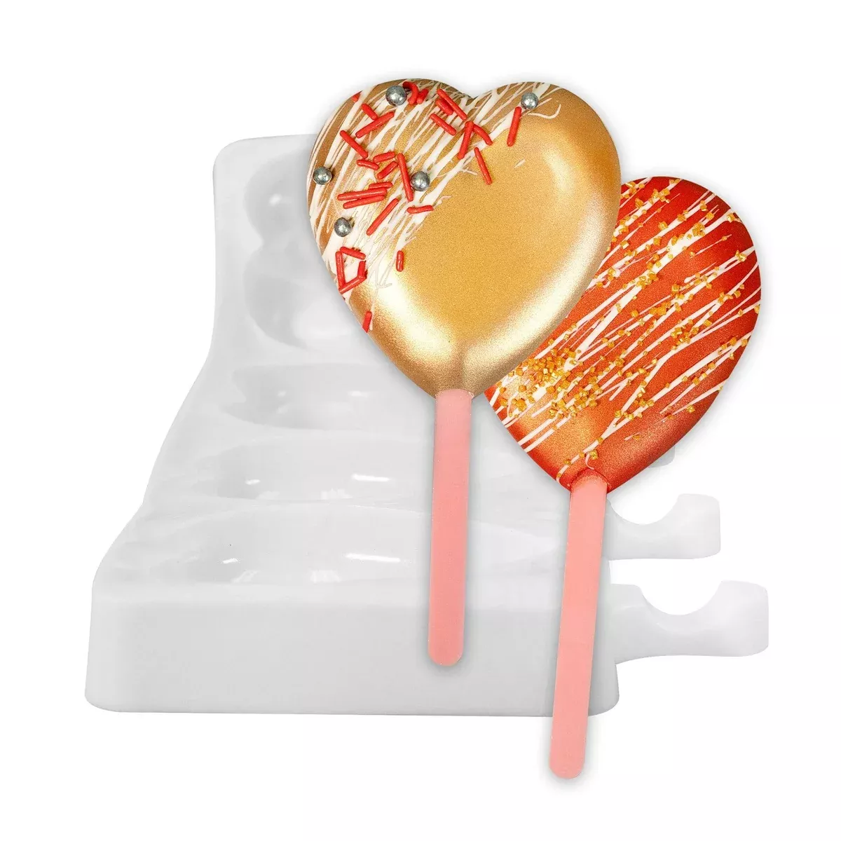 4 Cavity Small Hearts - Silicone Mold