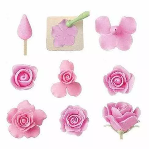 6 PC Set Flower Sugarcraft Cutters