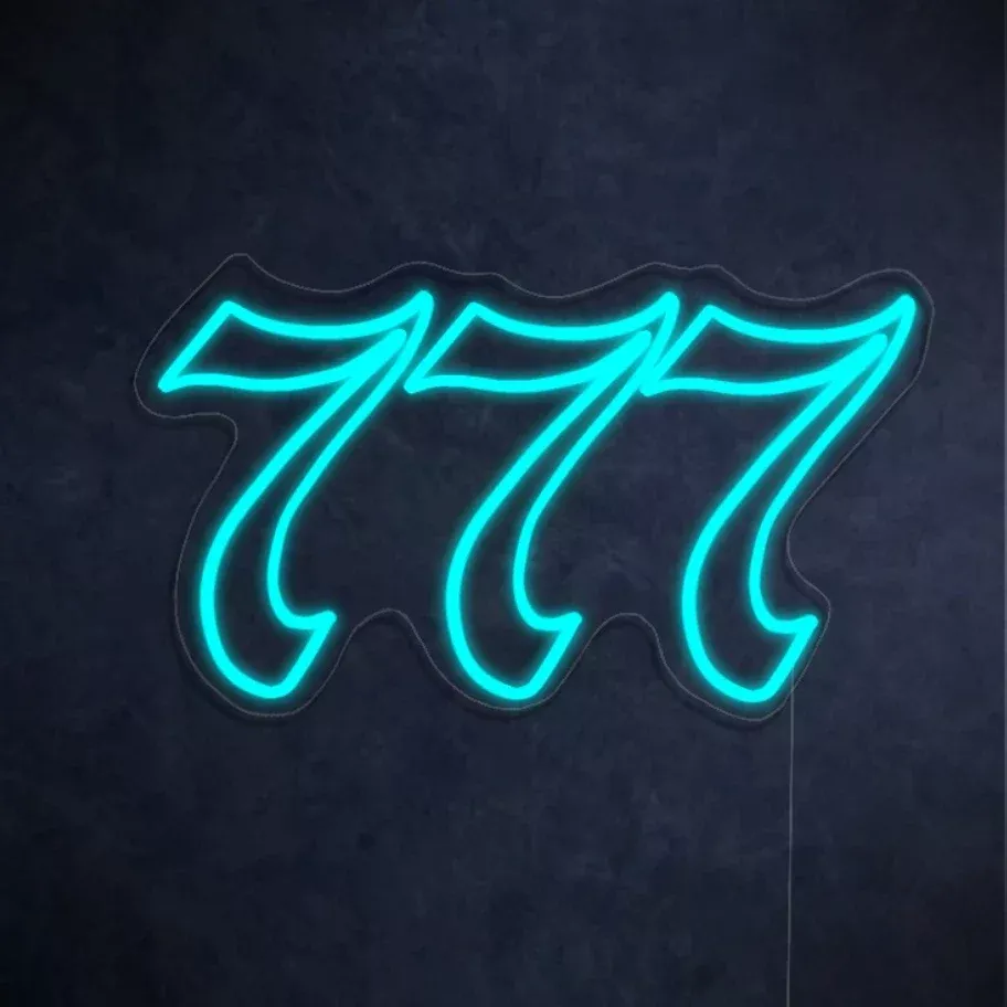777 Neon Sign