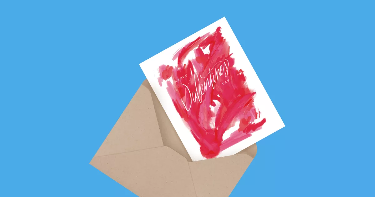 Abstract Script Valentine