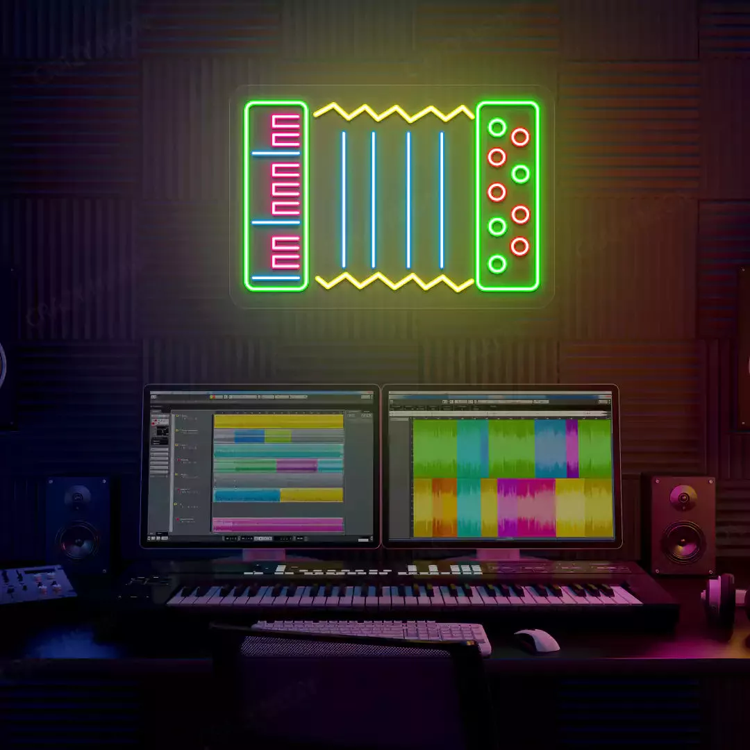 Accordion Neon Sign