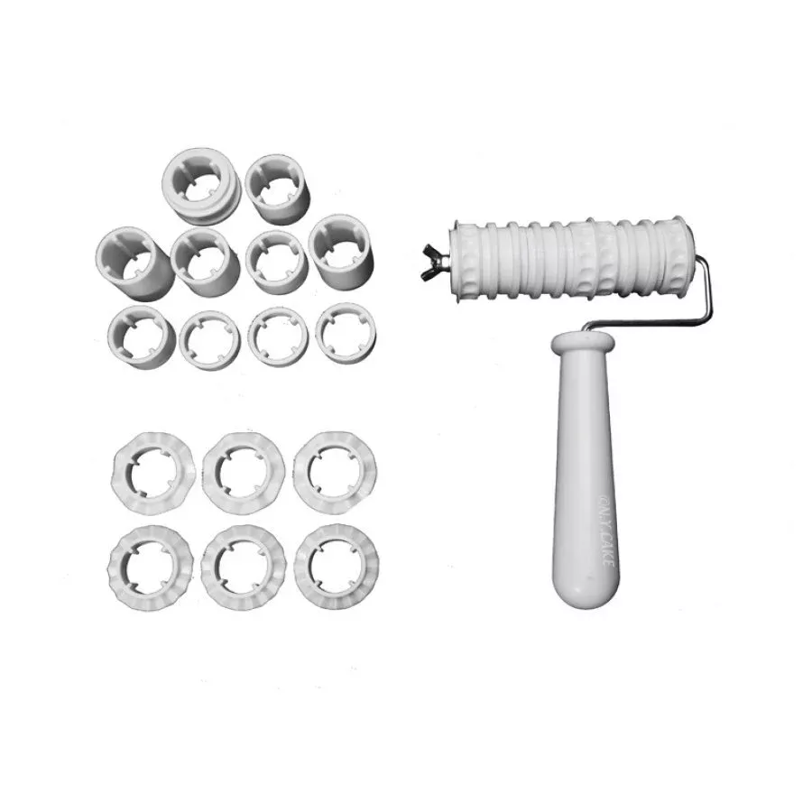 Adjustable Multi Wheel Cutter Set for Fondant & Gum Paste – Ribbon Strip Cutter Tool