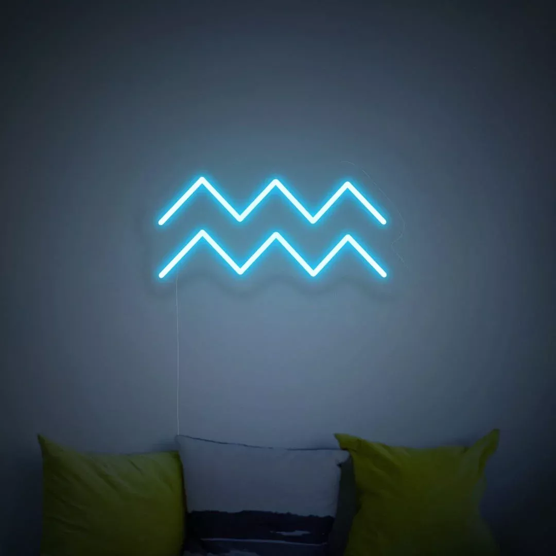 Aquarius LED Neon Sign