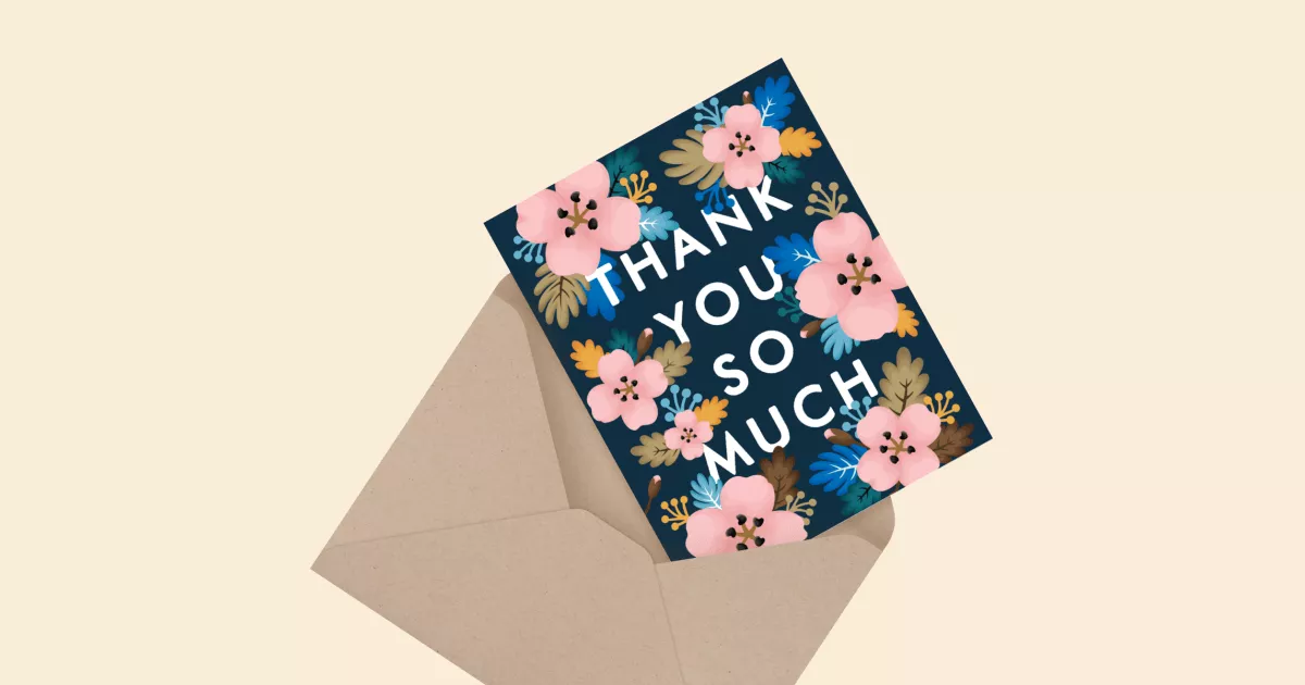 Azalea Thank You Card