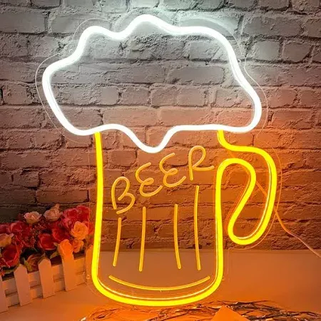 Beer Cup Neon Sign