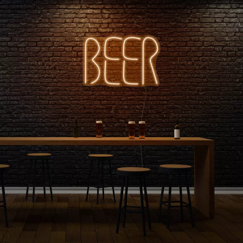 Beer Neon Light Writing LED Neon Sign