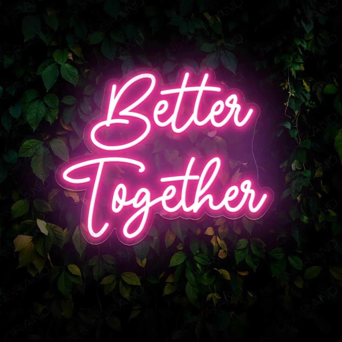 Better Together Neon Sign Wedding Led Light, Love Neon Signs