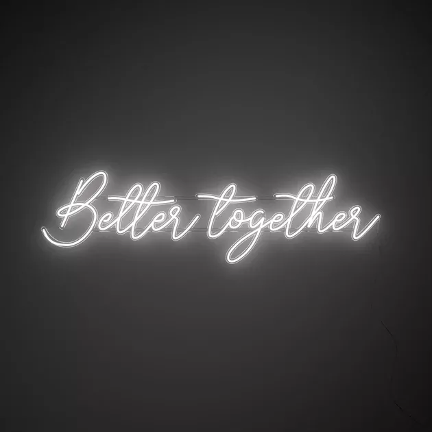 Better TogetherLED neon sign