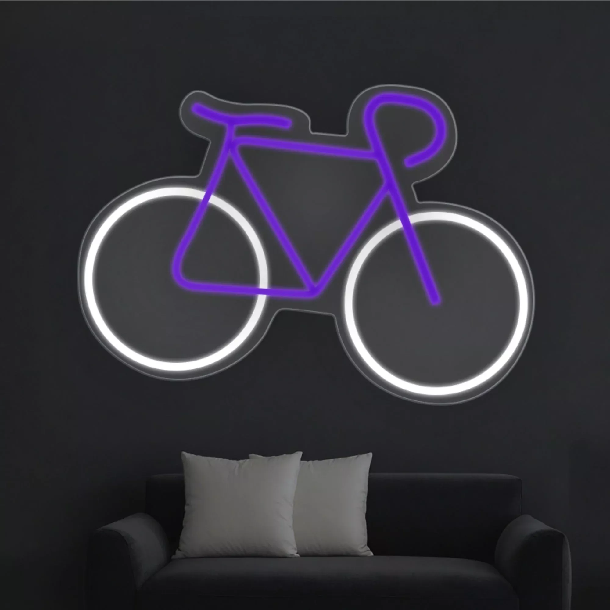Bike Neon Sign, Bicycle Neon Wall Art