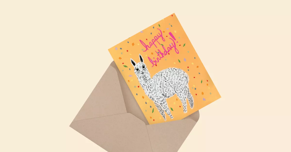 Birthday Alpaca