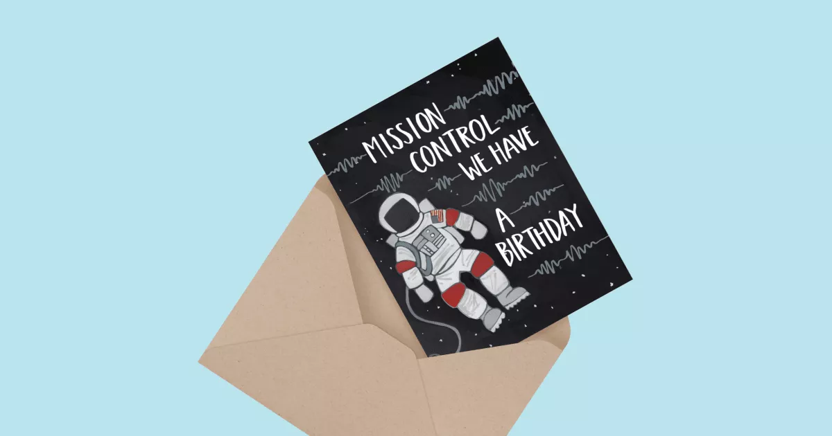 Birthday Astronaut