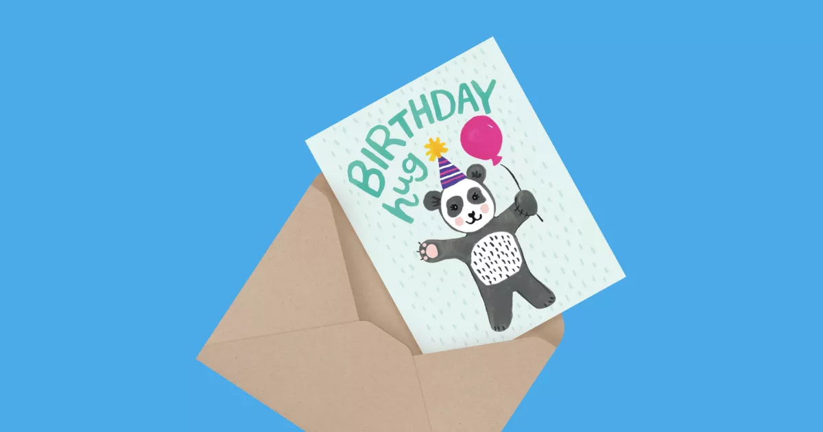 Birthday Hug Panda