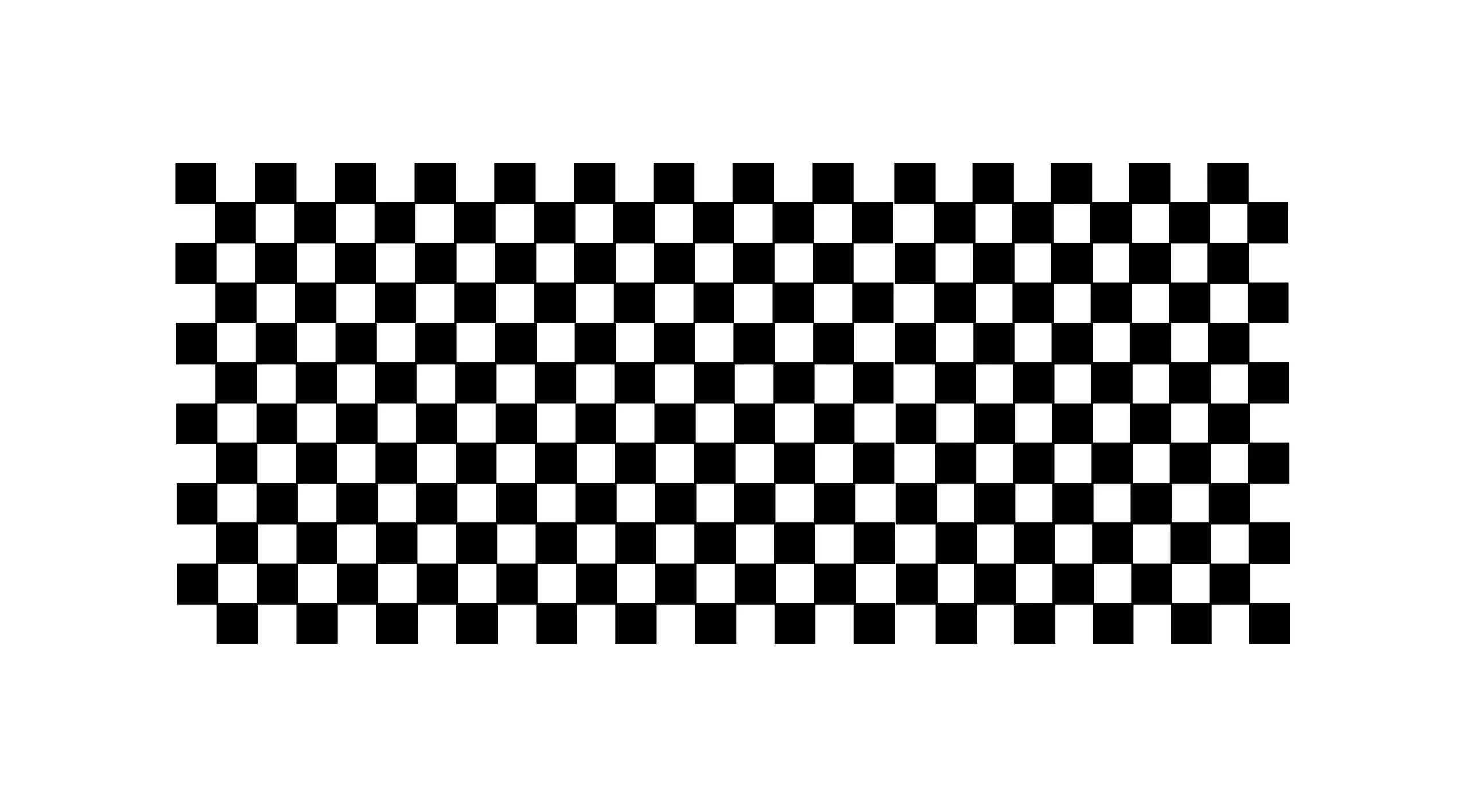 Black and White Checkered Cake Strip