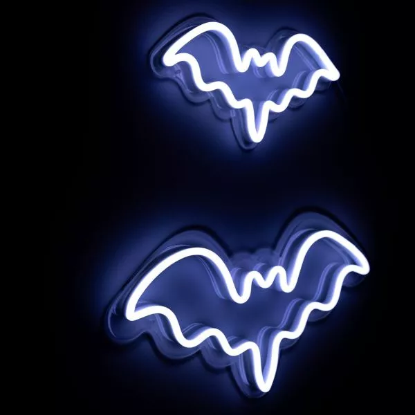 "BOO"-tiful Bat Halloween Neon Sign