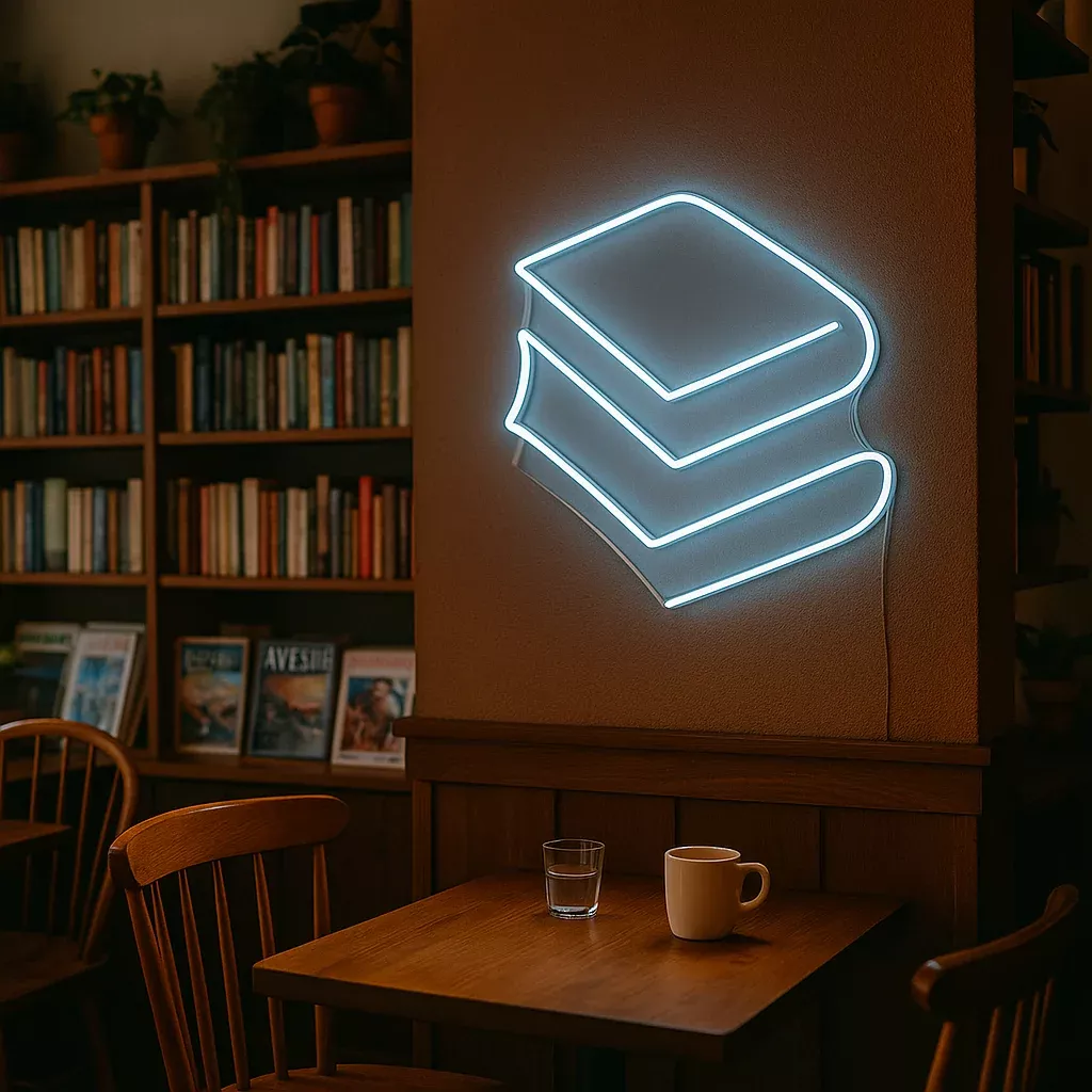 Books Room Neon Light