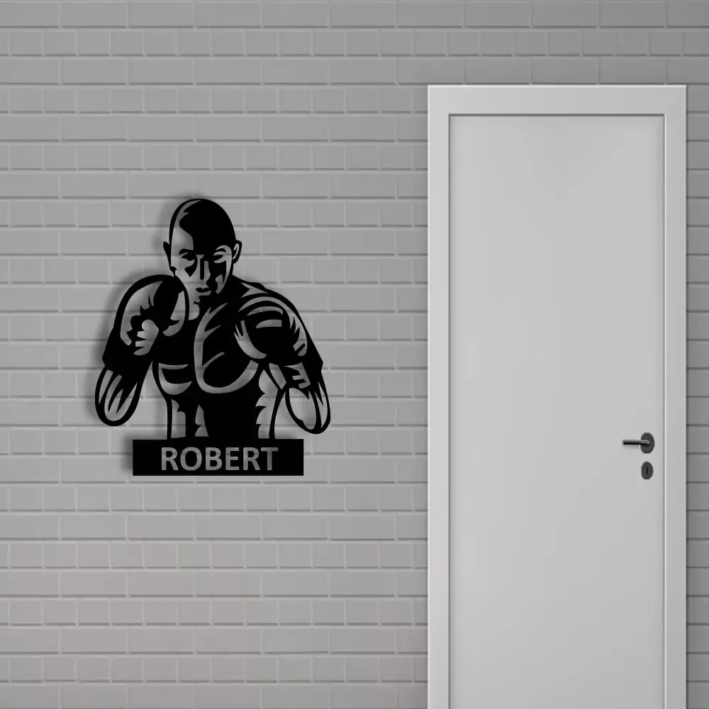 Boxer Custom Metal Sign