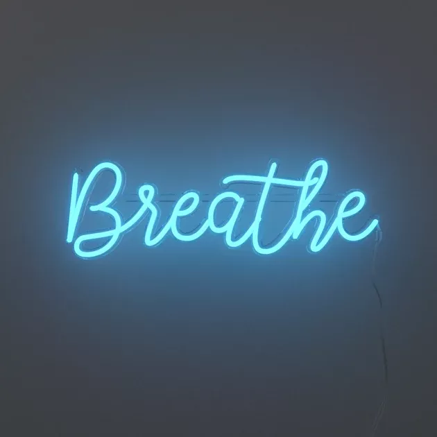 BreatheLED neon sign