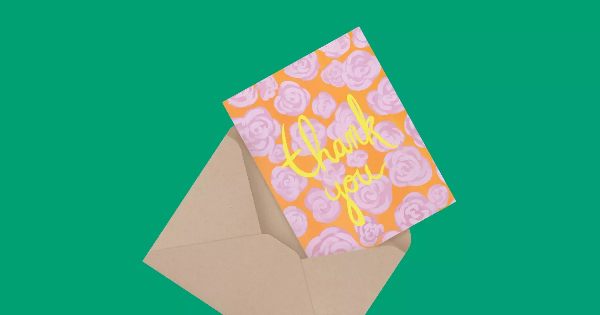 Bright Floral Thank You