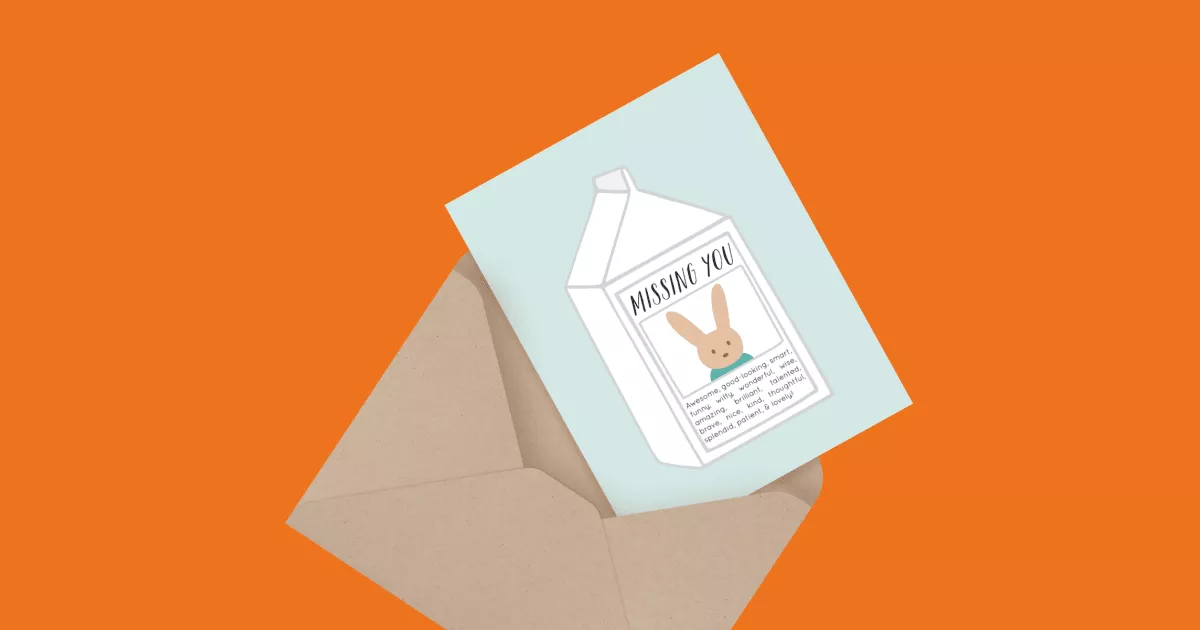 Bunny Milk Carton
