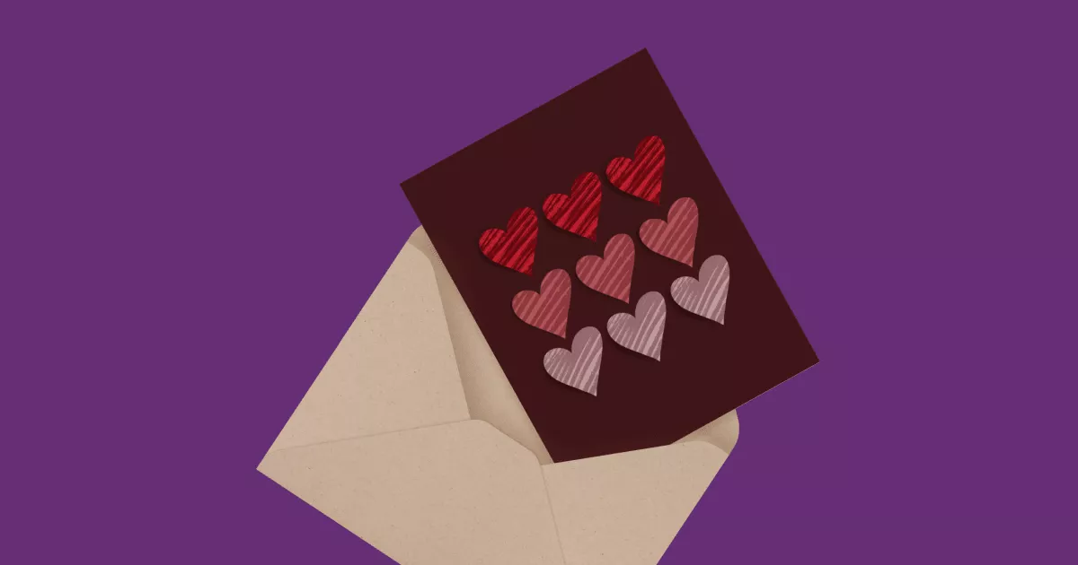 Burgundy Hearts