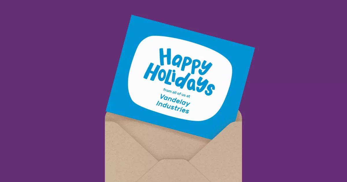 Business Holiday Blue