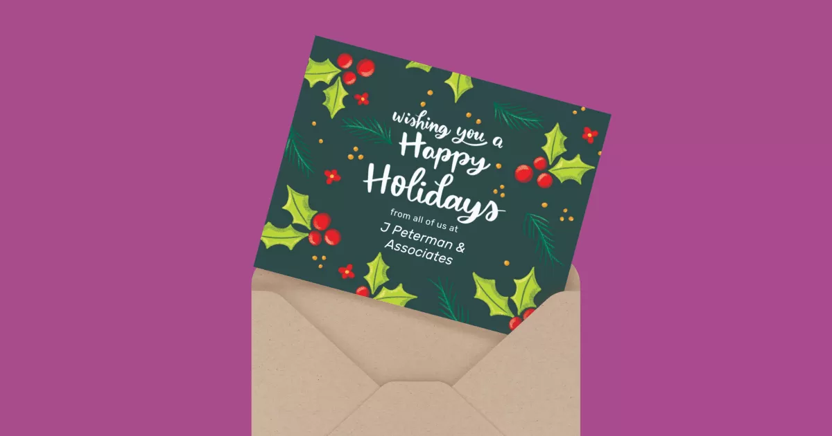 Business Holiday Holly