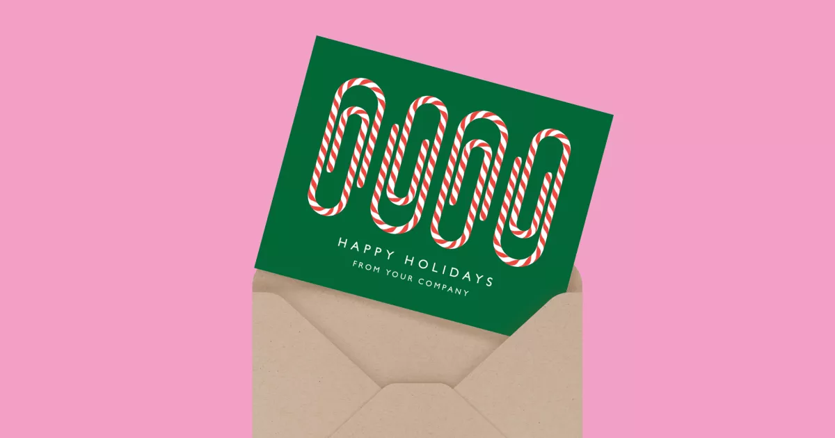 Candy Cane Paper Clips