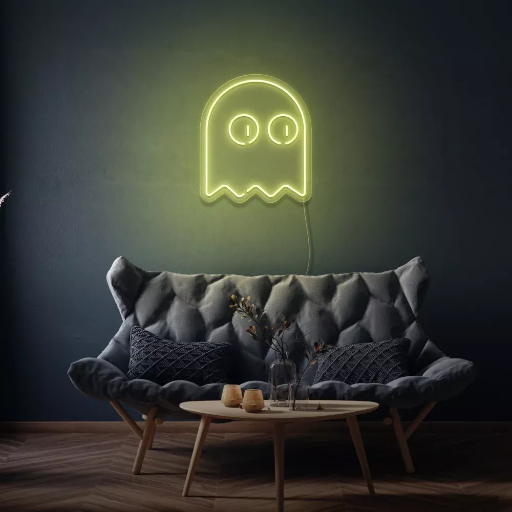Cartoon Ghost Neon LED Sign