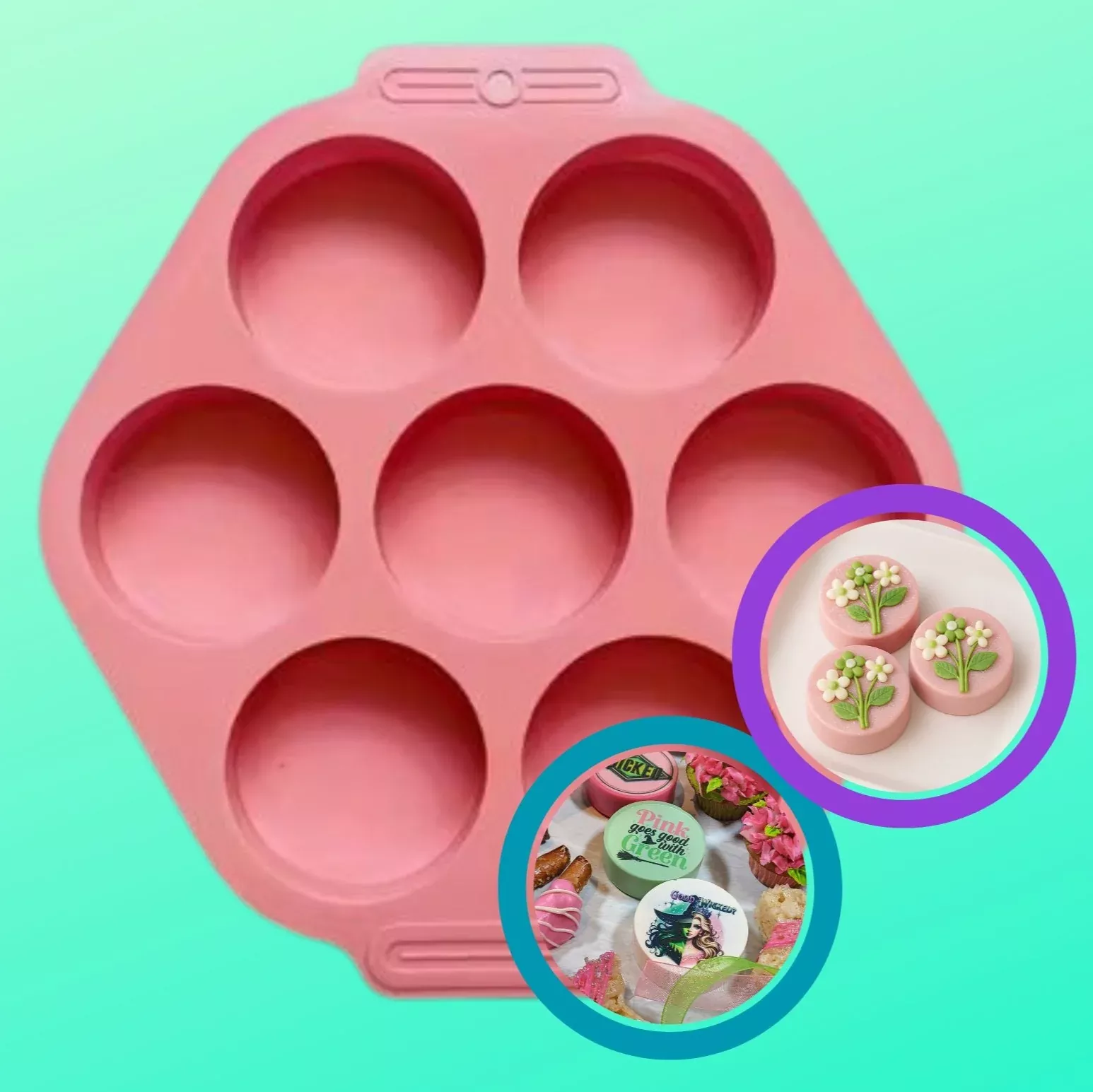 Chocolate Covered Oreo Silicone Mold