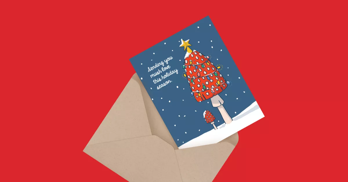 Christmas Mushroom