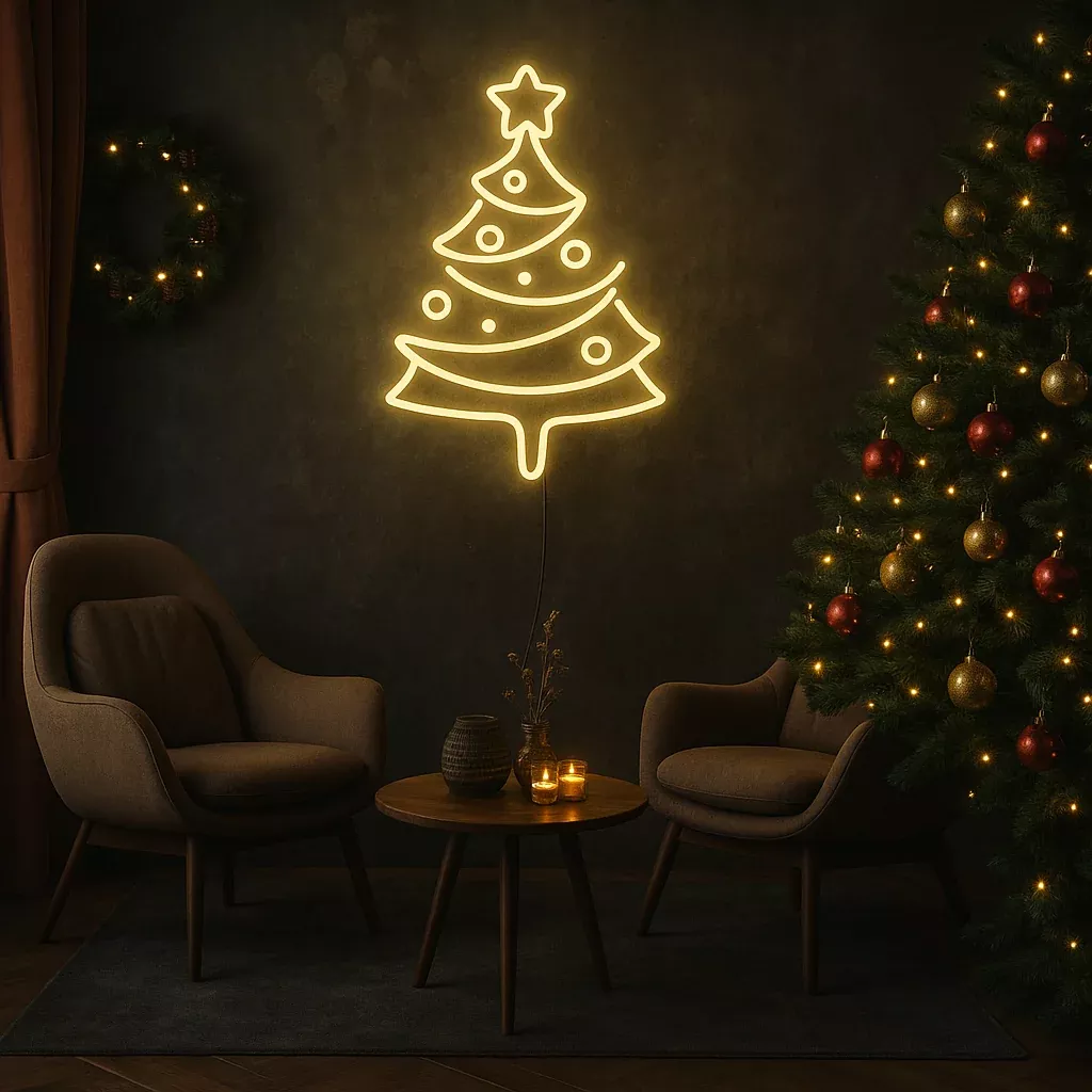 Christmas Tree Neon LED Sign