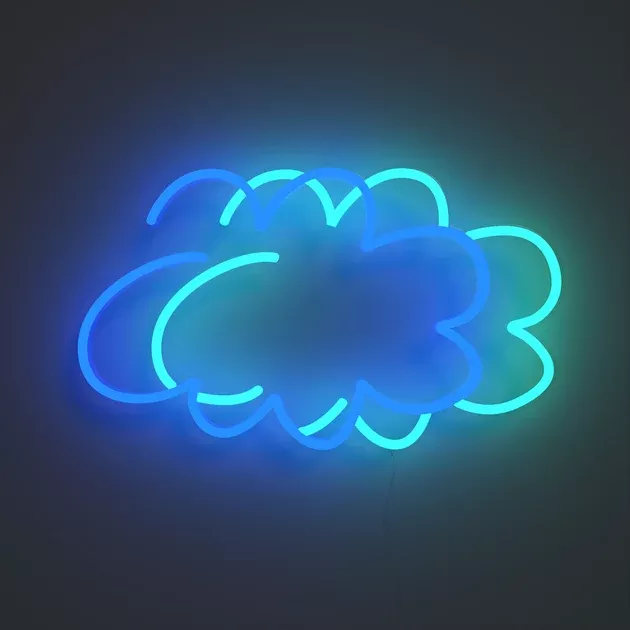 Cloud TwinsLED neon sign