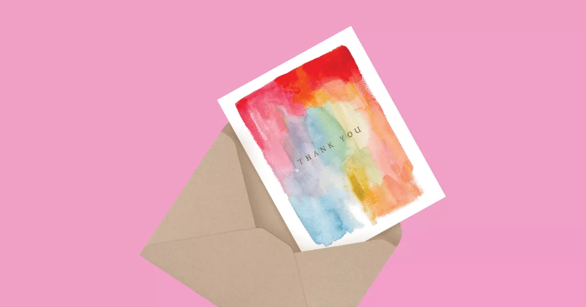 Colorful Thanks