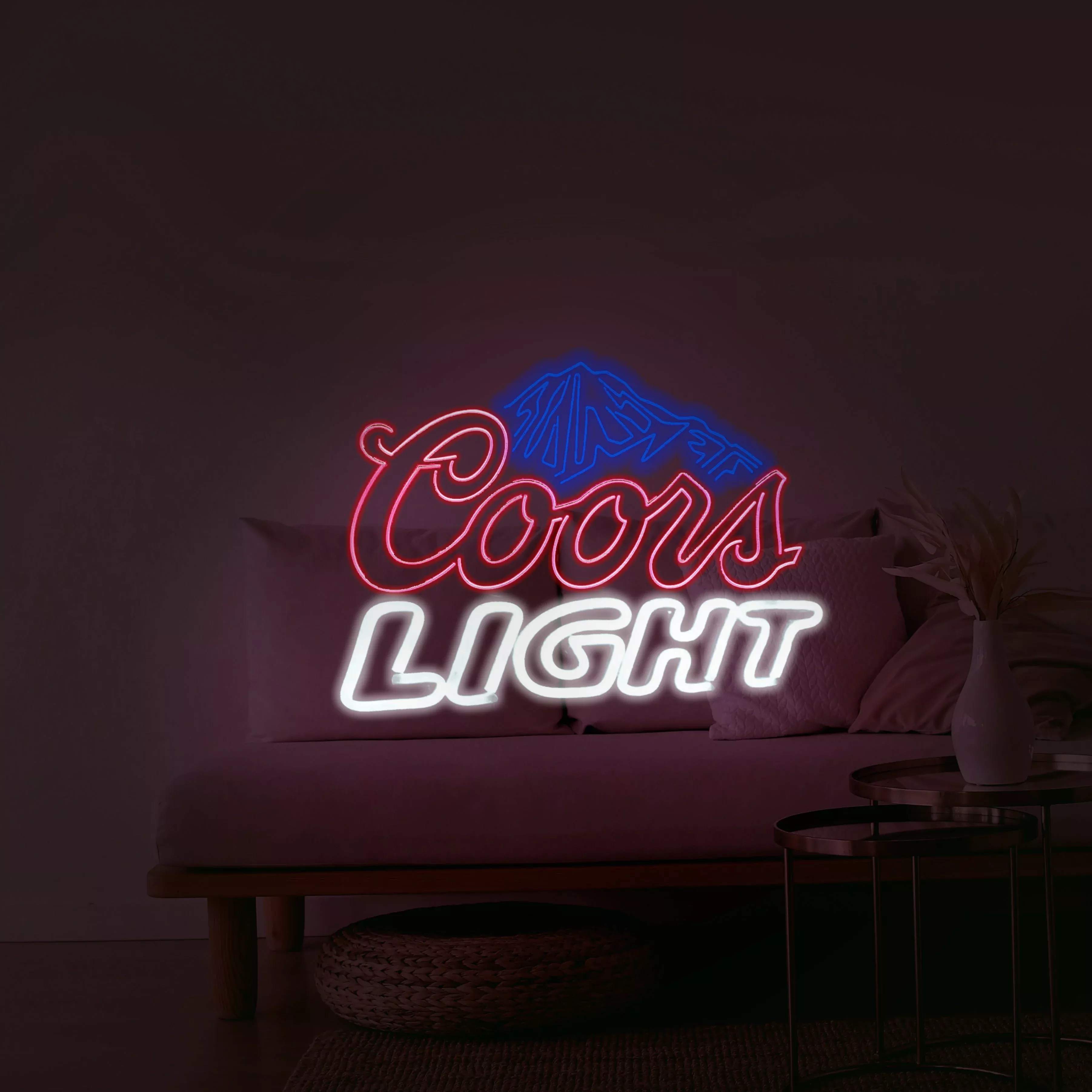 Coors Light Logo Neon Sign