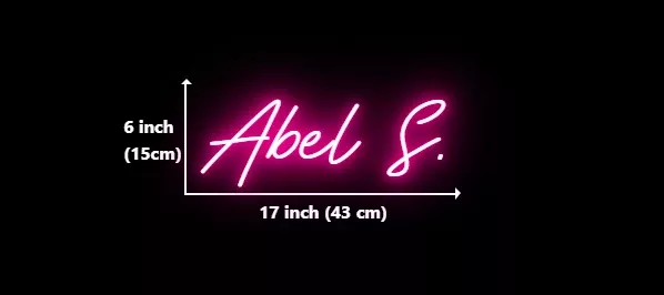 Custom Neon for Abel Sheriff