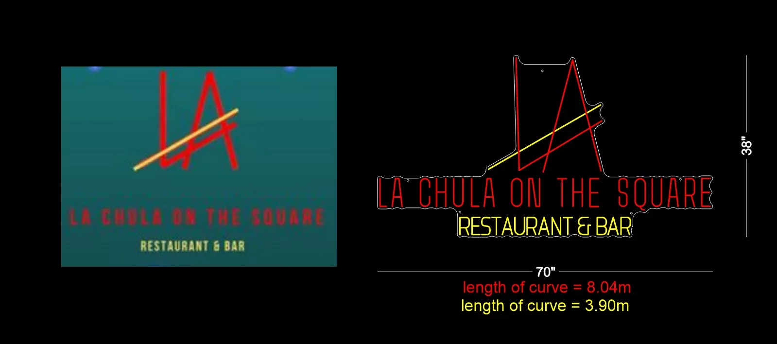 Custom Neon for Alberto Gonzalez