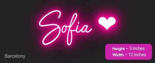 CUSTOM SIGN FOR Sofia