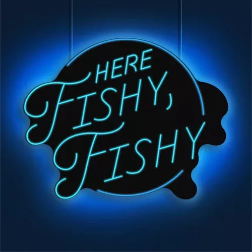Double Sided Fishy Fishy by Long John SilversLED neon sign