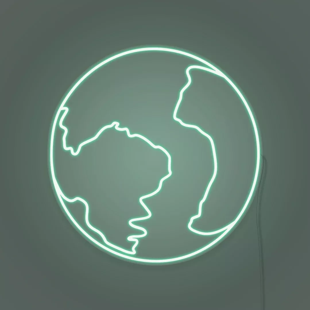 The Earth LED Neon Sign