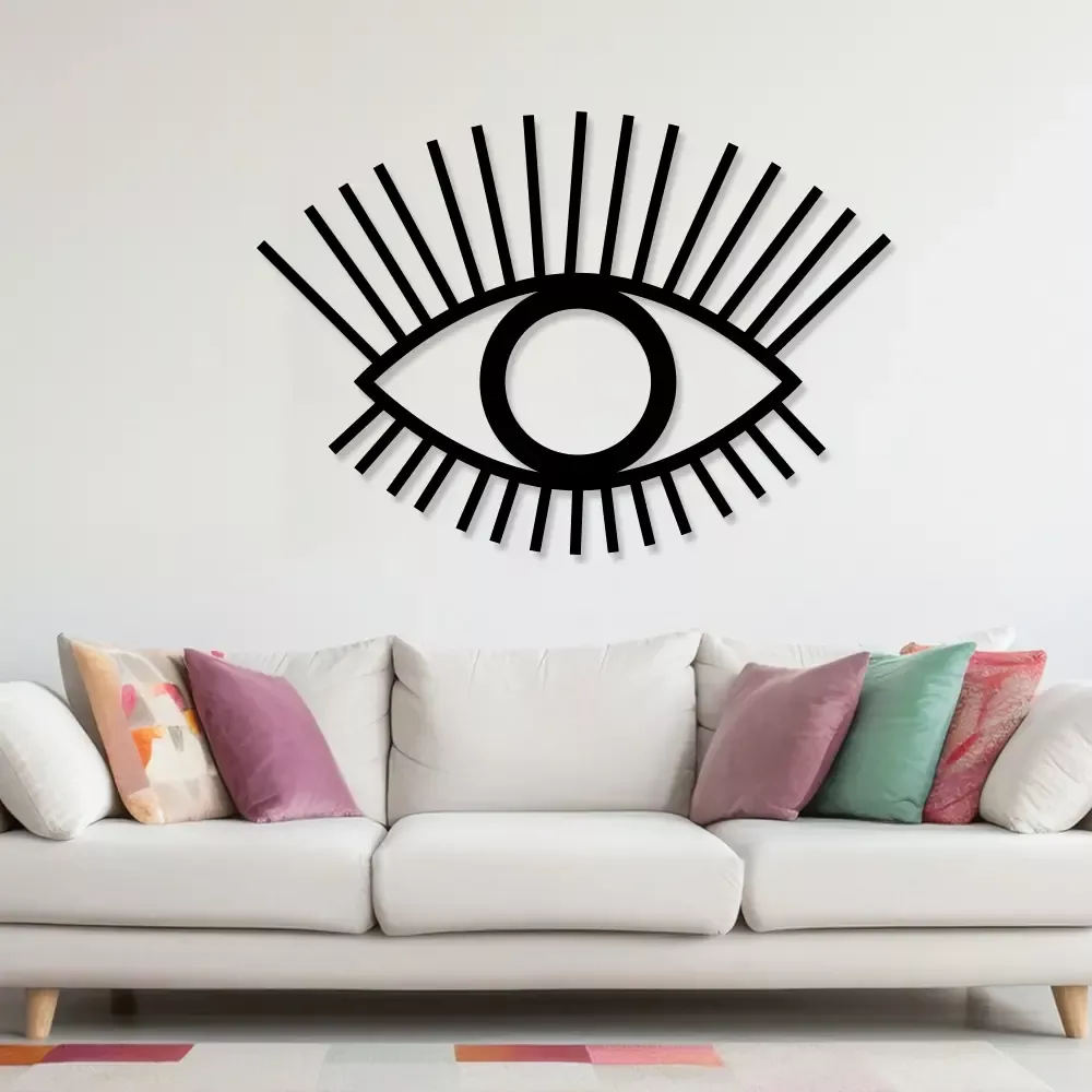 Evil Eye Metal Sign