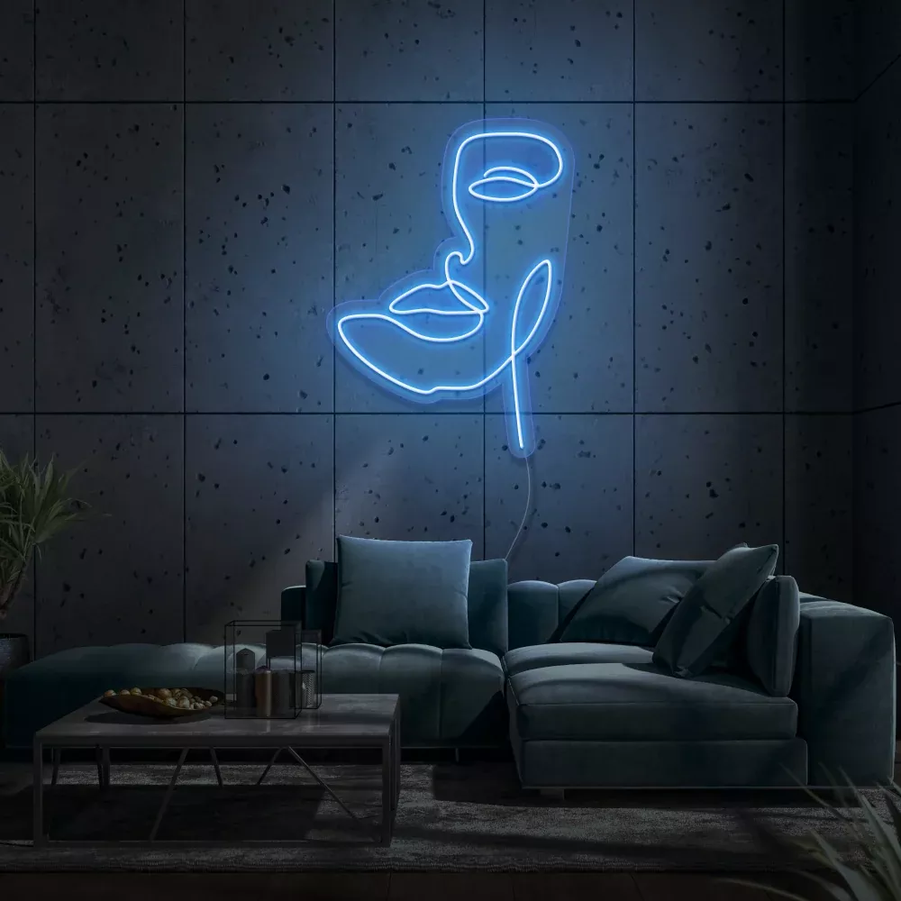Face LED Neon Sign