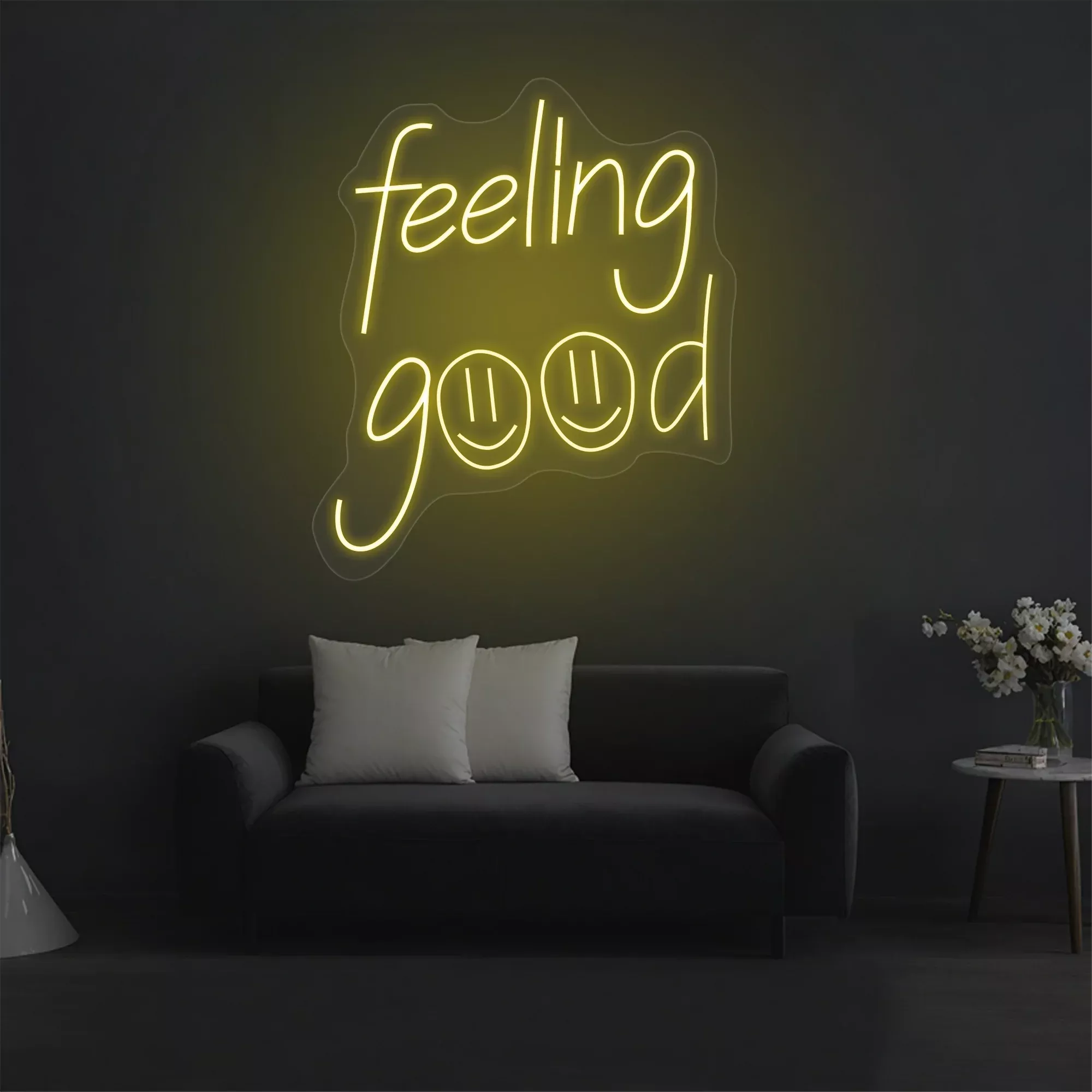 "Feeling Good" Neon Sign