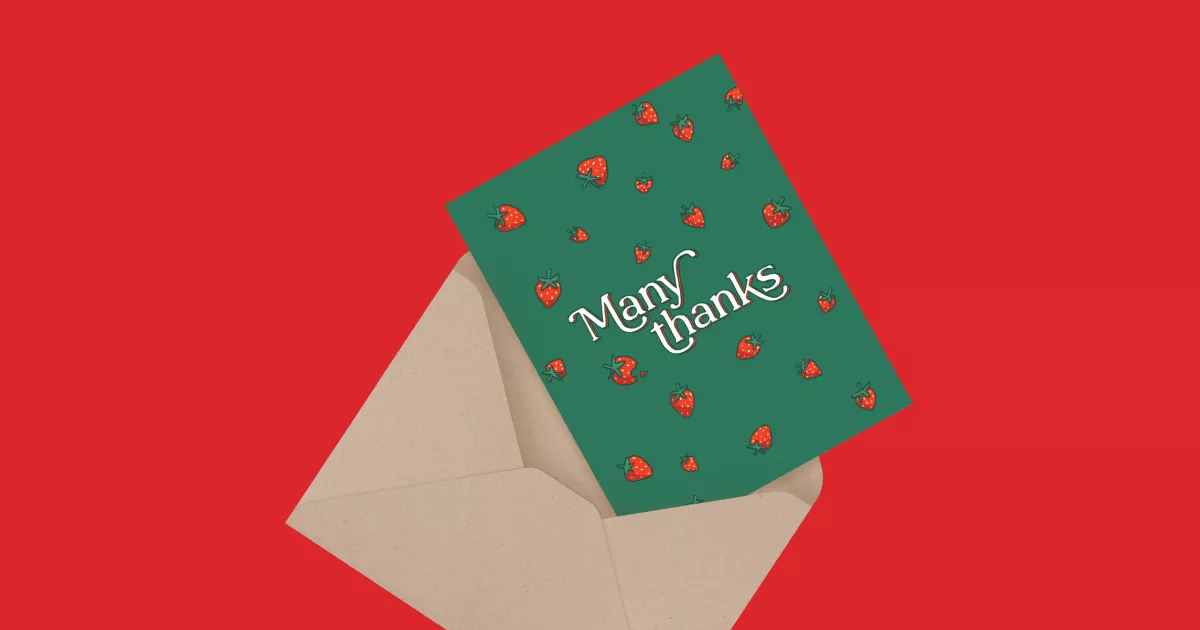 Festive Berries Thank You